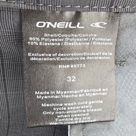 O'Neill Men's Crossover Hybrid Shorts Gray Size 32 Quick Dry Lightweight Stretch - Picture 7 of 7